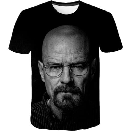Summer Breaking Bad 3D T Shirts Fashion Streetwear Boy Girl Kids Casual Short Sleeve Men Women Children Printed Cool Tops Tee