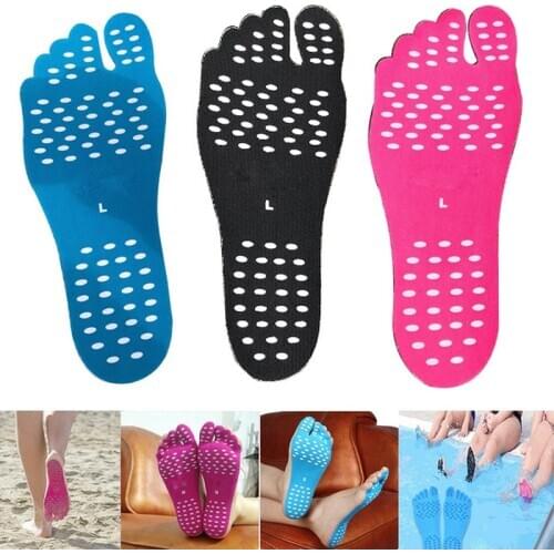 1 Pair Foot Stickers Shoes Stick on Soles Sticky Pads Waterproof Hypoallergenic Adhesive Non-slip Feet Pad Foot Care Tools