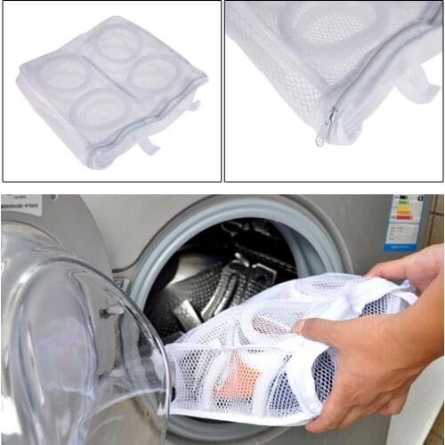 New Fashional Storage Organizer Bags Mesh Laundry Shoes Bags Dry Shoe Organizer Portable Washing Bags
