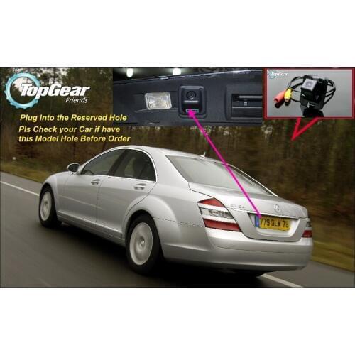 Original Reserved Hole Car Camera For Mercedes Benz S Class MB W221 S300 S320 S350 S400 S420 S450 S500 S600 S63 S65 2006~2012