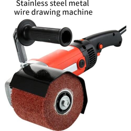 Burnishing Polishing Machine 1400w 3000rpm Industrial Polisher Sander Wire Drawing Machine For Metal Wood Ceramic Tile Polishing