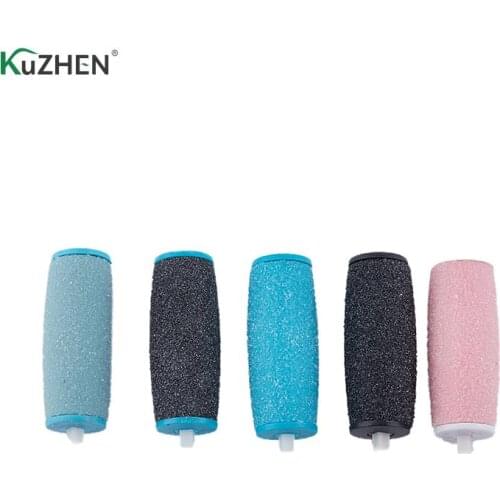 10pcs Pro Pedicure Foot Care Tool Feet Electronic Foot File Rollers Skin Remover Skin Remover Refills Replacement Roller Heads