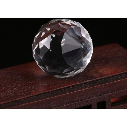 Clear Crystal Lamp Ball Hanging Prism Suncatcher Wedding Decor 20mm
