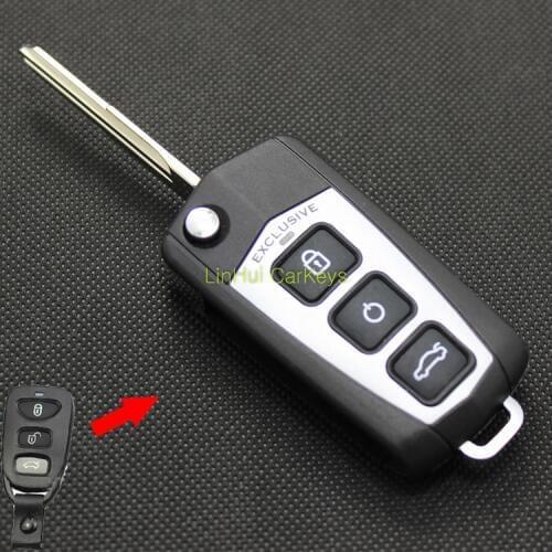 PINECONE for KIA SORENTO Key Shell 3 Buttons Uncut Brass Blade Remote Blank Key Modified ABS Shell 1 PC