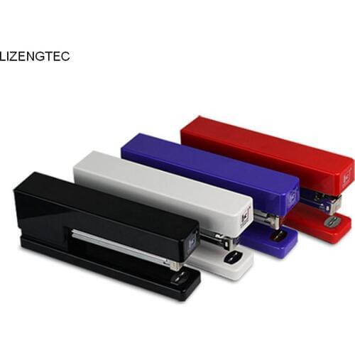 Free Shipping LIZENGTEC New Design Stapler for Paper Document For School Office Factory Supplies