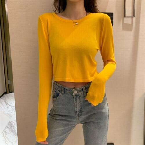 Vintage long sleeve cropped cardigan Women white black cardigan Korean knitted Sweater Streetwear winter clothes women