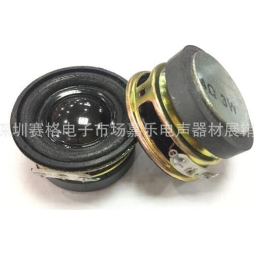 High quality PU rimmed black cap with 40 mm small loudspeaker, 36 magnet, 4 ohm 3 W foam rim