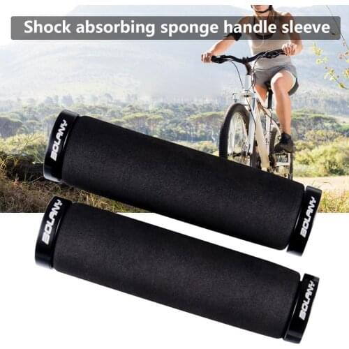 1 Pair BOLANY Durable Ergonomic Bike Handle Sleeve Wear-resistant Shock-Absorbing Impact-resistant Handlebar Grips Riding Parts