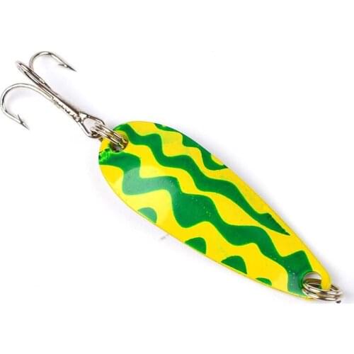 1PCS Metal Spinner Spoon trout Fishing Lure Hard Bait Sequins Noise Paillette Artificial Bait small hard sequins spinner