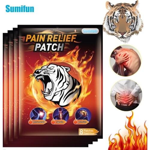 Sumifun 24Pc Tiger Patch Backache Neck Knee Pain Tiger Balm Original Medical Plaster Relieve Rheumatoid Arthritis Joints Pain