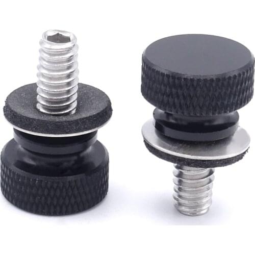 Motorcycle Accessories Rear Fender Passenger Seat Bolt Screw Nut Knob Cover For Harley 1986-2021 Davidson Zine-Alloy