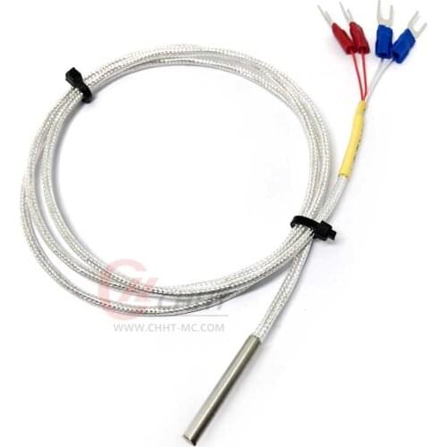 Four-Core Wire PT100 Type Thermocouple Sensor PT100 RTD Thermocouple