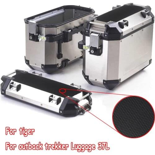 For tiger 800XC Motorcycles Side Case Pads Pannier Cover For outback trekker Luggage 37L trunk