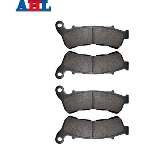 Motorcycle Parts Front & Rear Brake Pads Kit for HONDA CBF1000 CBF 1000 A/S(3 Piston Caliper/ABS) 2006-2014 Metal & Brass Alloys