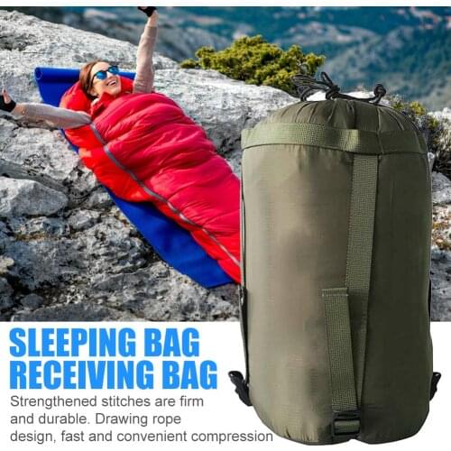 Lightweight Compression Stuff Sack Bag Reasonable Storage Convenient Access Outdoor Camping Sleeping Bag Storage Pack