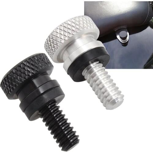 1/4" Mini Rear Fender Passenger Seat Bolt Tab Screw For Harley Sportster XL 883 1200 Dyna Bob Touring Glide Softail Accessories