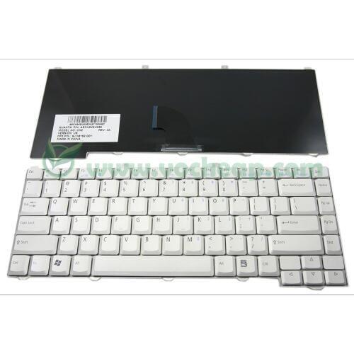 New Notebook Laptop keyboard FOR NEC Versa E3100, E6120 Silver US Version - 9J.N8182.Q01