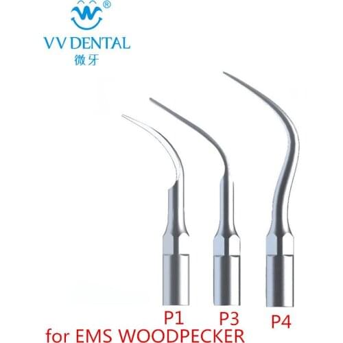 New 3Pcs Dental Scaler Tips P1 P3 P4 for EMS Woodpecker Ultrasonic Scaler Handpiece Dentist Tools