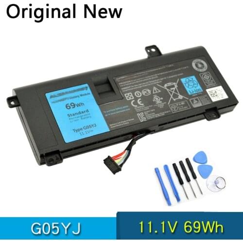 \NEW Original G05YJ GO5YJ Laptop Battery For Dell Alienware 14 A14 M14X R3 R4 P39G ALW14D 5528 1528 5728 11.1V 69Wh Y3PN0 8X70T