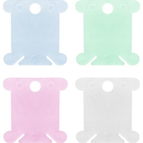 Embroidery Thread Winding Card Organizer Cross-stitch Line Thread Bobbin Plastic Card