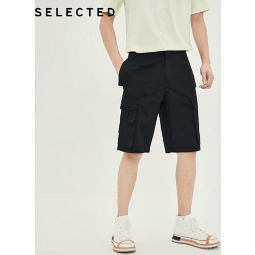 SELECTED Multi-pocket Five-point Casual Shorts Mens Summer Cargo Shorts S|4202SH031