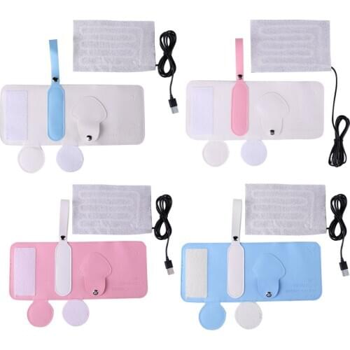 USB Baby Bottle Thermostat Travel Mug Baby Milk Leather Warmer Heater Thermostat Non Toxic Feeding Bottle Insulated Bag