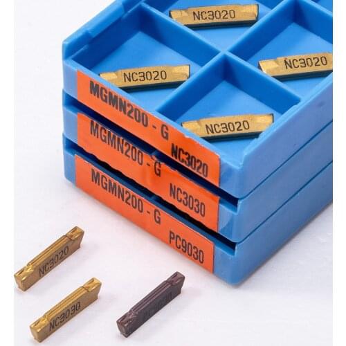 MGMN200 G NC3020 PC9030 NC3030 Turning Tools Grooving Carbide Insert 2mm For Metal MGMN 150 Prating Lathe Grooving Inserts