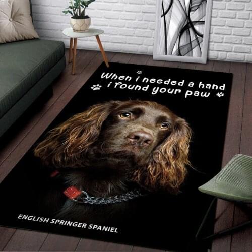 Dog 3D Printed Rugs Mat Rugs Anti-slip Large Rug Carpet Home Decoration Living Flannel Print Bedroom Non-slip Floor Rug 02