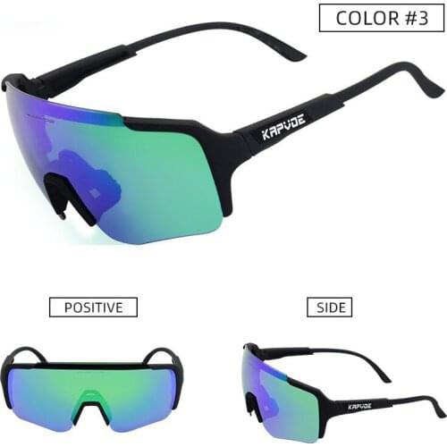 4 Lens Cycling Glasses Sports Bicycle Mountain Road Bike Equipment Fashion Windproof Polarized Goggles