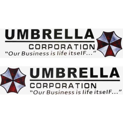 VODOOL Car Styling Accessories Umbrella Corporation Car Front/Rear Windshield Decal Auto Window Sticker High Quality