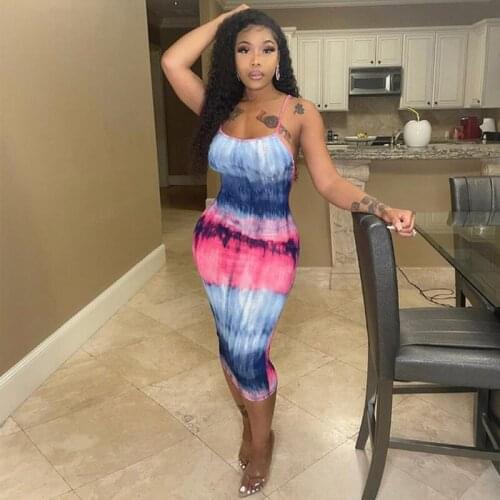 Ladies Sexy Backless Suspender Dress Fashion Women Summer Plaid/Stripe/Mixed Color Sleeveless Spaghetti Strap Long Dress