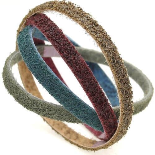 1 piece 330*10mm Flax Sanding Belt Very Coarse to Fine Nylon Fiber Abrasive Sanding Bands