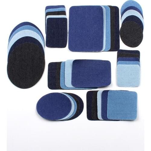 10pcs Iron On Elbow Patch DIY Pants knee Sofa Repair Stickers Sew On denim Fabric Appliques Garments Bags Schookpack Decoration