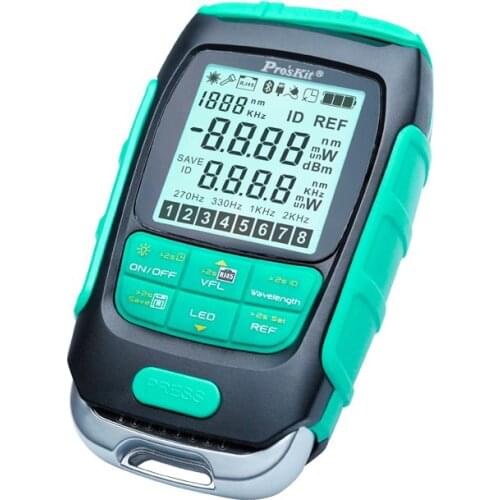 [100% New] 4-in-1 Proskit MT-7615 Precision Disconnect/Connect/LAN Cable Tester Intelligent Auto Calibrate Optical Power Meter