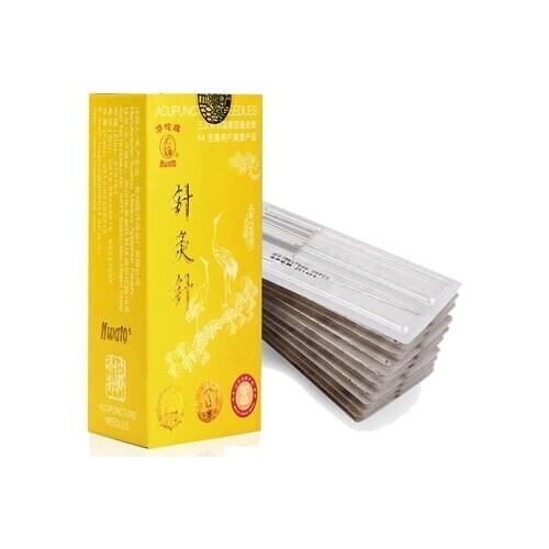 200 pcs Non-disposable Acupuncture Needles Silver plated surface Needles 0.4*13/25/40/50/60/75mm