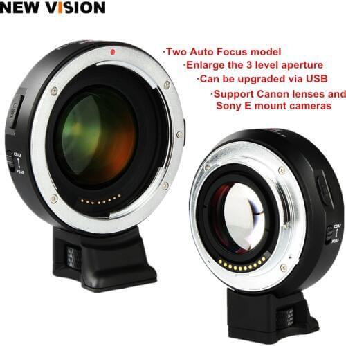 Viltrox EF-E II Auto Focus Reducer Speed Booster Lens Adapter for Canon EF EOS Lens to Sony Camera A9 A7 II A7RIII A7SII A6500
