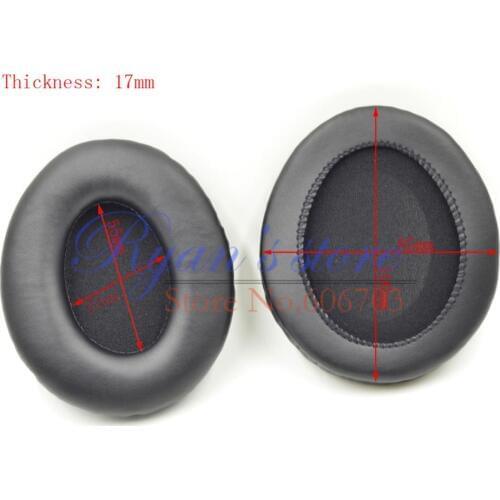 100x85mm replacement Leathereete ear pads earpads pillow cushion cover for headphones 10x8.5cm