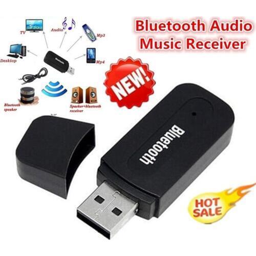 Wireless Adapter USB Dongle For Mobile Phone Car Speaker 3.5mm Jack AUX Music Stereo Receiver Bluetooth Transmitter