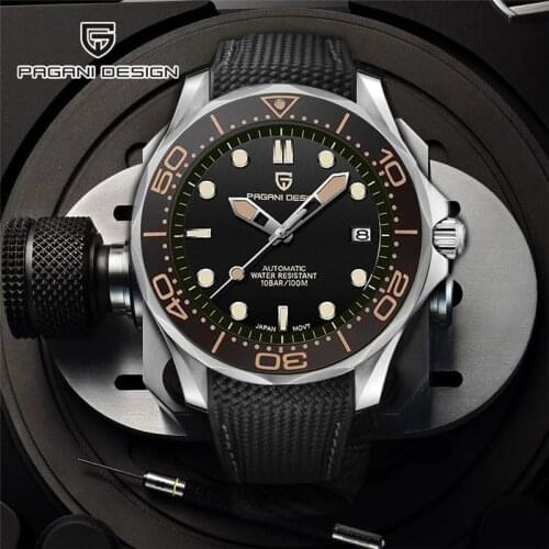 2020 New PAGANI DESIGN 007 commander Mens Watches Top Brand luxury Fashion Watch men waterproof 100M wristwatch Japan NH35 1667