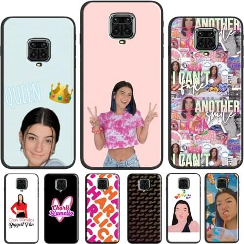 Charli D'Amelio Case For Xiaomi Redmi Note 8 9 Pro Note 9S 8T 9 9C 9A 9T Cover For Redmi Note 10 Pro Shell
