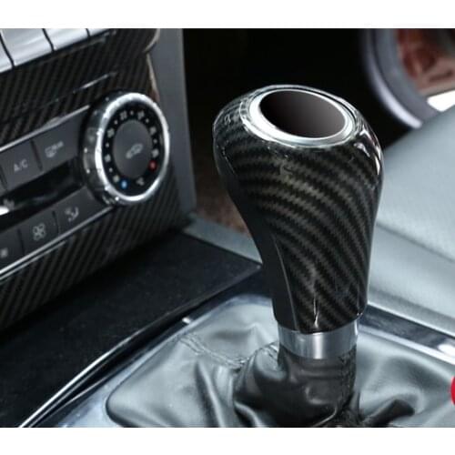 For Mercedes Benz W213 W212 W204 W203 W169 W463 X204 W219 A C E G GLK CLS Class Car Styling Gear Shift Knob Cover Trim