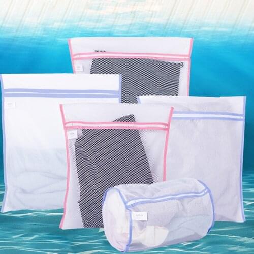 Eyliden Machine Laundry Bag with Sturdy Zipper Dense Mesh Dry and Wet Separation for Washing Clothes and Underwear Protection