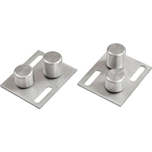 Cold storage sliding door roller side rail stainless steel pulley translation door freezer anti-collision limit guide wheel