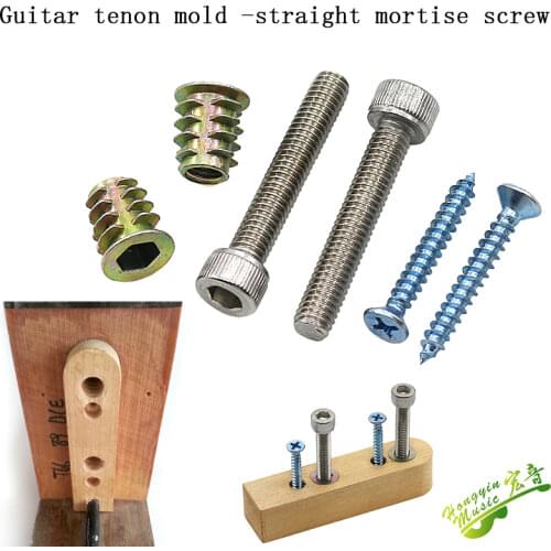 Guitar connection tool template mould connection block connecting acrylic template straight tenon screw guitar tenon mould