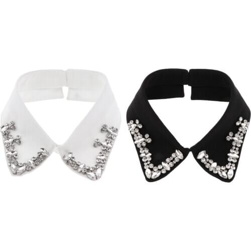 Faux Collar Half Shirt Blouse Peter Pan Detachable False Fake Dickey Collars