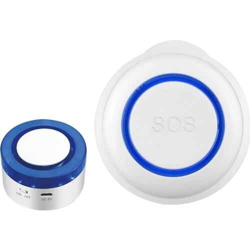 Wifi SOS Emergency Button Wifi Smart Alarm Home Alarm Sensor Suitable For The Safety Of The Elderly And Children