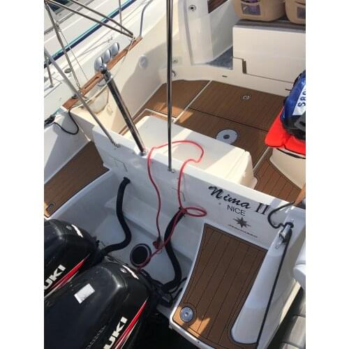 2011 Jeanneau Cap Camarat 8.5 WA Boat EVA Faux Teak Deck Floor Pad
