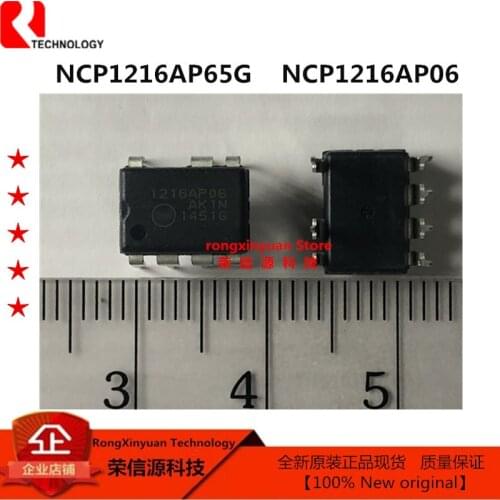 NCP1216AP65G 1216AP06 DIP-7 NCP1216AP06 NCP1216AP65 1216AP65G NCP1216 PWM Current-Mode Controller 100% New original