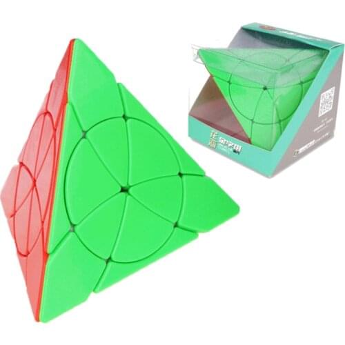 Yongjun Petal Pyramid 3x3x3 jinzita Pyramid Cube Magic Cubes Professional Puzzle Cubes Education Toys For kids