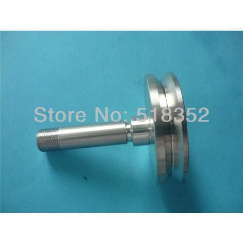 Chmer CH602A Lower Roller/ Takeup Pulley Stainless Steel(SUS) 45 x 10 x L50/ 60mm for WEDM-LS Wire Cutting Machine Parts